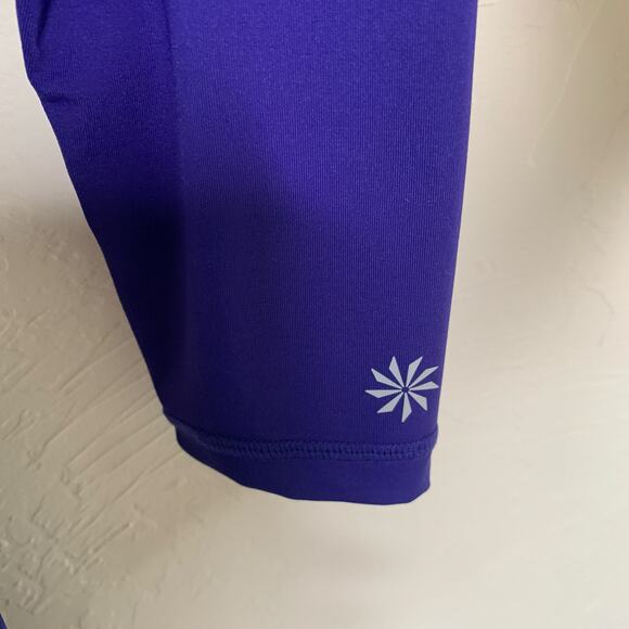 Athleta Tidal Ruched Rash Guard Cover Up Purple Size Small - Picture 2 of 9